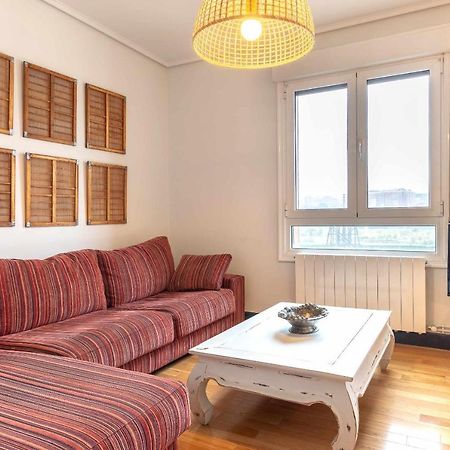 Apartamento KUIA con vistas frontales a la Ría de Bilbao cerca del metro Erandio Exterior foto
